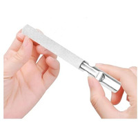 Insime Stainless Steel Nail Filer And Buffer | Nail Shaper For Women Sharp Fingernails | Heavy Duty Reusable Nail File Manicure Pedicure Toenails Nails Filer For Natural Nails