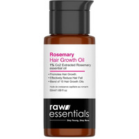 Raw Essentials Rosemary Hair Oil 50Ml, Highest Grade Natural Rosemary Oil For Hair Growth, Nourishes And Strengthen Hair & Scalp, Boost Volume, Shine & Thickness.