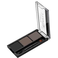 Three Shades Eyebrow Palette | Waterproof Eyebrow Filler With Brush, Ultimate Eyebrow Drawing Dual Side Brush, Non Transfer Eyebrow Definer Palette For Girls, (Dark Grey, Cloudy Grey, Ironside Grey).