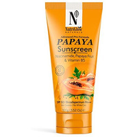 Nutriglow Natural's Advanced Pro Formula Papaya Sunscreen Spf 50, Pa+++ No White Cast, Non-Greasy, With Broad Spectrum, Uv A & Uv B Blue Light Protection, For Men & Women Suitable For Oily, Dry, Sensitive & Combination Skin (100 G)