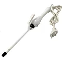 Concepta Professional Hair Curler Iron Rod Brush Styler For Women Professional Hair Curler Tong With Machine Stick And Rolle (White)