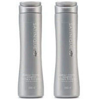 Amway Satinique Hairfall Control Shampoo Pack Of 2 - White, Sandalwood Scent, Unisex Adults With Fine, Fragile, Or Thinning Hair