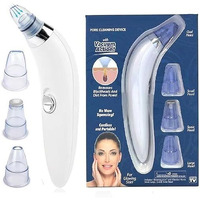Pure Nest 4-In-1 Blackhead Remover  Multi-Function Pore Cleaner, Acne Extractor & Vacuum Suction Tool For Men & Women (White)