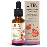 Citta Regenerative Face Serum | Wrinkle Lift & Anti-Aging Night Serum | Niacinamide & Kojic Acid For Wrinkle Correction | For Women & Men | All Skin Types | 30Ml