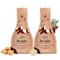 Nat Habit Raw Potato Underarm Ubtan & Scrub For Brightening, Softening, Odour Control & Remove Darkness With Tamarind & Zero Chemical (40Gm X Pack Of 2)