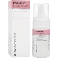 Skininspired Foaming Daily Use Face Wash (100Ml), Aha & Bha Natural Face Cleanser For Glowing Skin, Hyaluronic Acid, Pentavitin, Best For Normal, Dry & Combination Skin, Good For Winters, Women & Men