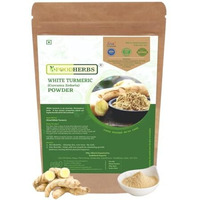 Foodherbs White Turmeric Powder | 200 G | No Stain | For Glowing Skin | All Skin Types | Kichili Kilangu | Kachur | Kapoor Kachri | Curcuma Zedoaria | Pure Poolankilangu | Fights Acne | Evens Skin Tone | Heals Cuts | Natural Antibacterial
