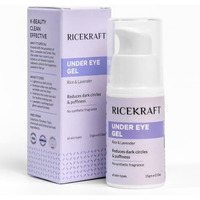 Ricekraft Under Eye Cream For Dark Circles, Wrinkles, Puffy Eyes, Anti Ageing | Cruelty-Free, Paraben Free | With Rice Extract, Lavender, Green Tea | No Synthetic Fragrance | For Men And Women - 15G