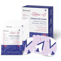Unwynnd Steam Eye Mask, Eye Mask For Dark Circles & Dry Eyes Relief, Travel-Friendly Self Warming Sleep Mask, Enjoy Relaxing Spa Eye Care, Pack Of 5 (Lavender)