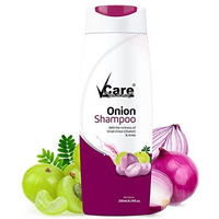 Vcare Small Onion Shampoo For Hair Growth, Hairfall & Dandruff Control With Amla | For Strong & Healthy Scalp For Women Men | All Hair Types-200 Ml(Pack Of 1)