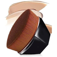 Afrodite Foundation Makeup Brush Flat Top Kabuki Hexagon Face Blush Liquid Powder Foundation Brush For Blending Liquid, Cream Or Flawless Powder Cosmetics