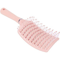 Vitalogy - Hair Brush For Women And Men Curved & Vented - Detangler Paddle Hair Brush For All Hair Types (Wet, Dry & Damaged Hair) - Hair Straightener For Curly Hair, Blow Drying (Pink)