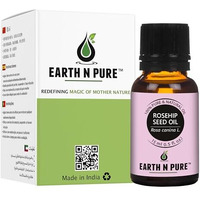 Earth N Pure Rosehip Oil Cold Pressed, Natural And Therapeutic Grade For Face With Glass Dropper 15 Ml