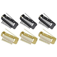 Maycreate 6Pcs Chunni Clips Dupatta Clips For Hair,Dupatta Pin For Bride Veil,Strong Grip Stainless Steel Bridal Dupatta Setting Clip With Safety Pins,Headscarf Or Hair Extensions Clips,Multicolor