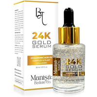 Manisa Beaute 24K Gold Face Serum With 2% Hyaluronic Acid Face Serum For Intense Hydration, Glowing Skin | Specially For Dry Skin Both For Men & Women(30Ml)