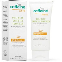 Mcaffeine Niacinamide And Hyaluronic Acid Sunscreen Spf 50++ For Oily Skin | Mattifying, Zero White Care, Water Resistant & Non Sticky Sunscreen For Women & Men | Prevents Tan & Uv Damage - 50Ml