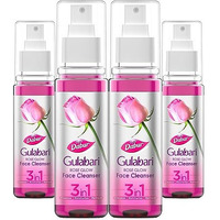 Dabur Gulabari Rose Glow Face Cleanser - 400Ml (100Ml*4) | Gentle Cleanser For All Skin Types | Cleaner, Balanced & Hydrated Skin