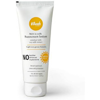 Vilvah Store Vilvah Melt-In-Milk Sunscreen For All Skins Spf 50 Pa+++ With Soy Milk Extract Lightweight, No White Cast Protects Skin From Dangerous Uva, Uvb & Blue Light For Men & Women, 60Ml