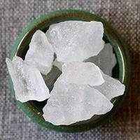 Groly Pure Organic 100% Alum Stone, Fitkari Stone, White Crystak Stones, Fitkari (400Gm)