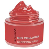Bee & Beauty Bio Collagen Sleeping Mask For Anti-Aging And Skin Rejuvenation | Overnight Hydrating Collagen Face Mask With Nourishing Ingredients To Firm | Smooth | Repair Skin, 1 Count