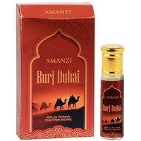 Amanzi - Burj Dubai - Attar - Long Lasting Roll On Fragrance Oil Alcohol Free For Unisex, 6Ml - Oriental