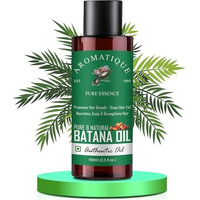 Aromatique Batana Oil - Pure Batana Oil For Hair Growth By Dr Sebi Sourced From Honduras, Batana Oil Cold Pressed, Derived From Palm Nut Oil For Hair & Skin (100 Ml)