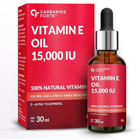 Carbamide Forte Vitamin E Oil For Face & Hair | Vitamin E Oil 15000 Iu - Pharma Grade & Tested For Purity - 30Ml