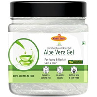 Khadi 100% Pure & Natural Aloe Vera Skin & Hair Gel, 100% Herbal, 400G, With Vitamin E & Natural Emollients, Paraben Free 400Gm With Vit B3, E And Pro-Vit B5