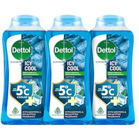 Dettol Body Wash And Shower Gel For Women And Men, Cool (Pack Of 3 - 250Ml Each) | Soap-Free Bodywash | 12H Complete Odour Protection