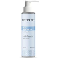 Ricekraft Rice Water Face Wash | Korean Cleanser | Rice & Aloe Vera | Anti-Aging | Brightens & Softens Skin | Paraben Free | Cruelty-Free | For Men And Women | All Skin Types, 100Ml
