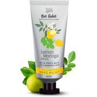 Nat Habit Lemon Moringa Hand Cream Fresh Whipped Hand Malai With Shea Butter For Men & Women, Hand Moisturization, Tan & Pigmentation, Chemical Free (30 Ml)