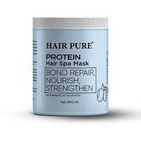 Hair Pure Protein Hair Spa Mask | Strengthening & Nourishing Treatment | Reduces Breakage & Restores Shine | Deep Conditioning For All Hair Types | Ideal For Damaged & Color-Treated Hair  900 Ml