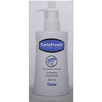 Cipla Cetafresh Cleansing Lotion | Ph Balanced | Fragrance Free | For Men & Women | Oily To Normal Skin | 200Ml (Pack Of 1)