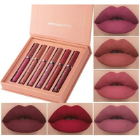Topfinder || Nude Lipstick || Lipstick Combo Pack Waterproof || Long Lasting || Velvet 6 Shades || Non Transfer Beauty Product Kit- Lip Gloss For Women, Liquid Glossy, Lipsticks Set For Women