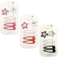 Temperia (18Pcs) Hair Accessories For Girls, Kids, Baby - Hair Tic Tac, Clips & Pins Set - Stylish & Fancy - Random Designs & Colours (Za751)
