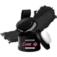 Wazdorf Hairline Powder - Root Touch Up & Hair Loss Cover Up, Instant Gray Coverage, Stain-Proof Hair Color Powder For Women & Men, Hair Fiber And Hair Topper Alternative (Black, 4 G)
