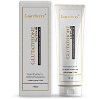 Graceberry Brightening L-Glutathione Face Wash With Vitamin C & E, Glycolic Acid And Kojic Acid For Deep Cleansing | Face Wash For Woman & Men | All Skin Type | 100Gm