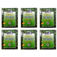 Khadi Pure Gramodyog Khadi Pure Herbal Black Mehndi, 80 G (Pack Of 6)