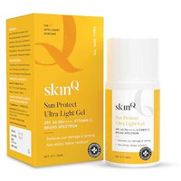 Skinq Sunscreen For Men & Women 50Ml With Vitamin C, Spf 40 & Broad Spectrum Pa++++ | Sun Protect Ultra Light Gel Suitable For All Skin Types | Lightweight, Non-Sticky & Water-Resistant