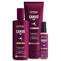 Streax Pro Canvo Line Shampoo, Conditioner & Serum For Straightened Hair