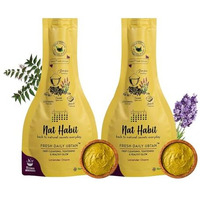 Nat Habit Fresh Lavender Charm Ubtan & Face Pack For Deep Cleansing, Tightening & Instant Glow Suitable For All Skin Types, Works On Pimple, Acne (40G X Pack Of 2)