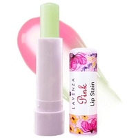 Lavenza Ph Based Natural Pink Lipstain & Lip Balm (2In1) | Water-Proof Long Lasting Pink Shade, Gentle & Nourishing| With Plant Butters, Oils And Floral Extracts| Free From Synthetic Base & Cheap Fillers | Safe For Kids, Teens | 5Gm