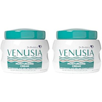 Dr. Reddy's Venusia Max Intensive Moisturizing Cream | Dermatologist Recommended For Dry To Very Dry Skin | Clinically Proven For Up To 24 Hrs. Moisturization | For Face & Body | Cocoa Butter, Mango Butter & Aloe Butter | 100 G (Pack Of 2)