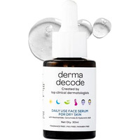 Derma Decode Niacinamide 10% + Hyaluronic Acid, Intense Hydration Face Serum For Dry Skin - Clear Glowing Skin With Skin Repair, Pore Minimizing | Ceramides & Vit B3 Serum | Sensitive Skin Safe, Dermatologist Tested - 30Ml
