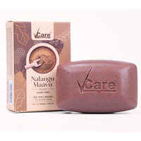 Vcare Nalangu Maavu Soap For Men And Women|76% Tfm Grade 1 Sunni Pindi For Bright Skin Bathing Soap Bar - 100Gm Buy 3 Get 1 Free