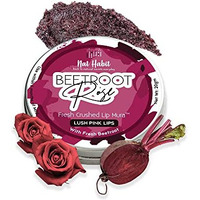 Nat Habit Beetroot Rose Lip Care - Lip Mask & Scrub, Dry & Dark Lips Lightening, Vitamin E, Chemical Free (12Gm, 1)