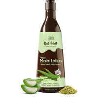 Nat Habit Fresh Whipped Body Lotion, Aloe Saunf Sun Protect Malai Lotion, Detan Hydration, Body Acne Control & 24 Hours Moisture, 250 Ml (Pack Of 1)