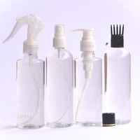Limat 200Ml Spray Bottles Small, Hair Spray Bottles Empty, Hair Water Spray Bottles For Hair Oiling Bottle, Beauty Water, Perfume, Rosemary, Travel Toiletry Small Plastic Bottles (Pack Of 4)