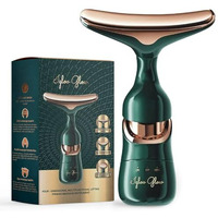 Igloo Glow 3 In 1 Unisex Premium Face Slimming Device | Microcurrent & Vibration With Eye, Face & Neck Massager | 360 Roller For Wrinkle Improvement, Double Chin Reducer, Skin Tightening & Rejuvenation Skin Care Device