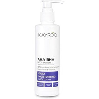 Kayroq Aha Bha Body Lotion, 10% Aha + 1% Salicylic Acid, Daily Moisturising With Niacinamide & Ceramide